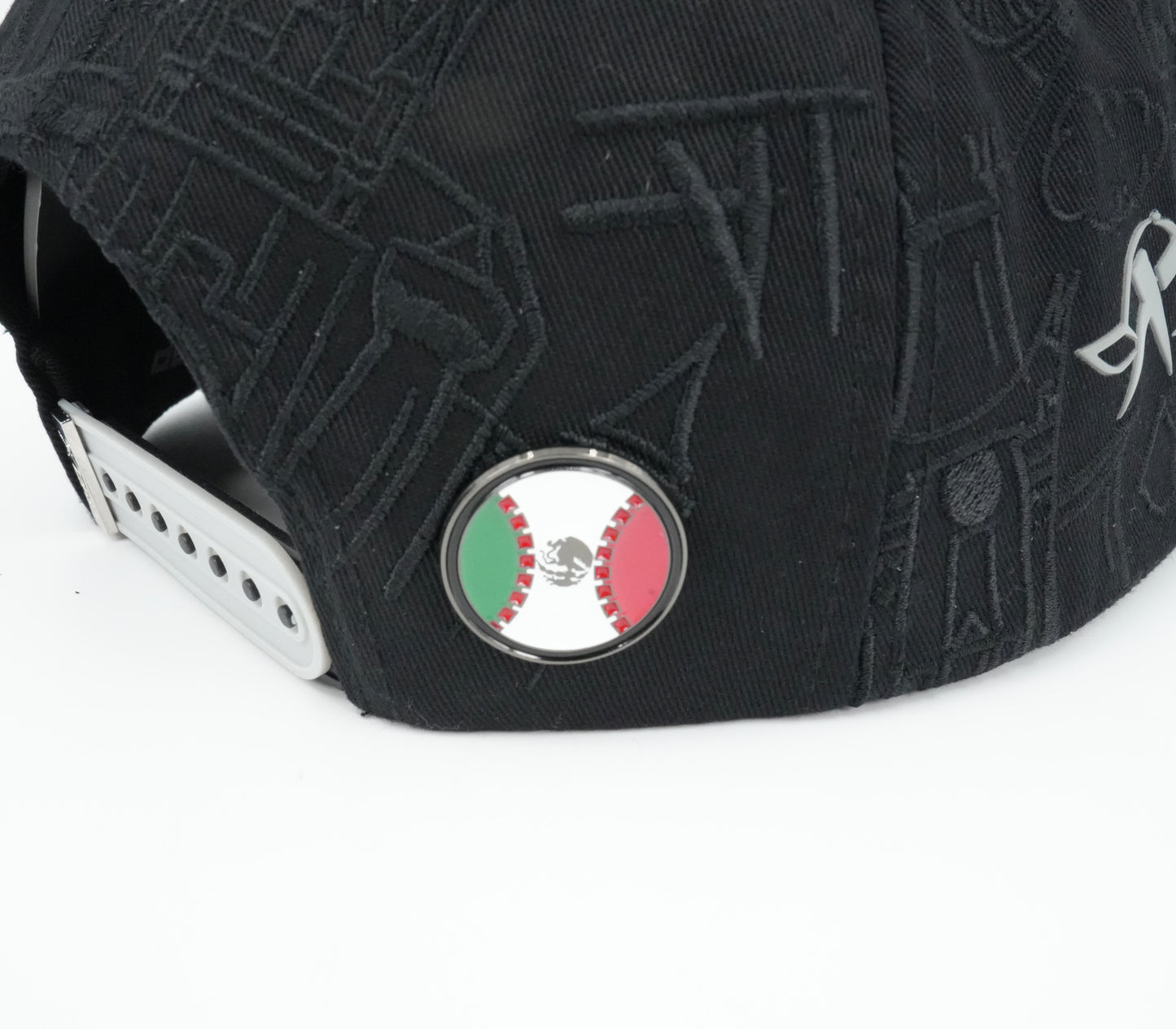 XCap LA X Mexicans Graphic Design Black Baseball Cap