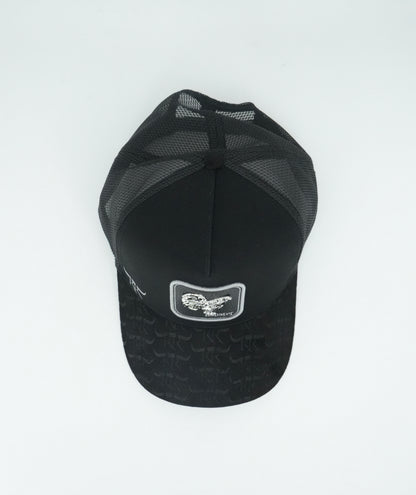 The King Ranch Rooster Patch Cap - Black