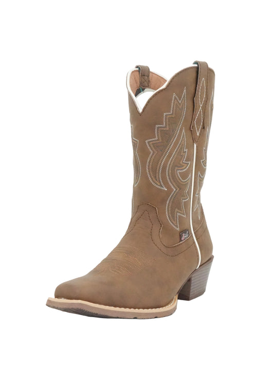 Justin Women's Dezi Medium Square Toe Boot - Brown