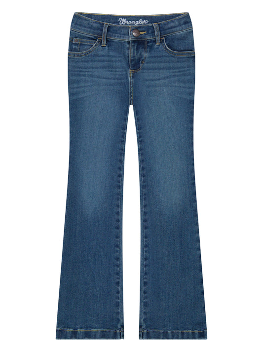 Wrangler Girl's BESPOKE Bootcut Jean - Dark Blue