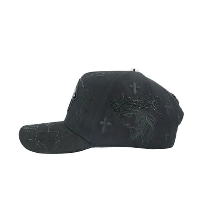 Kevin Hat Triple Cross Bling Cap