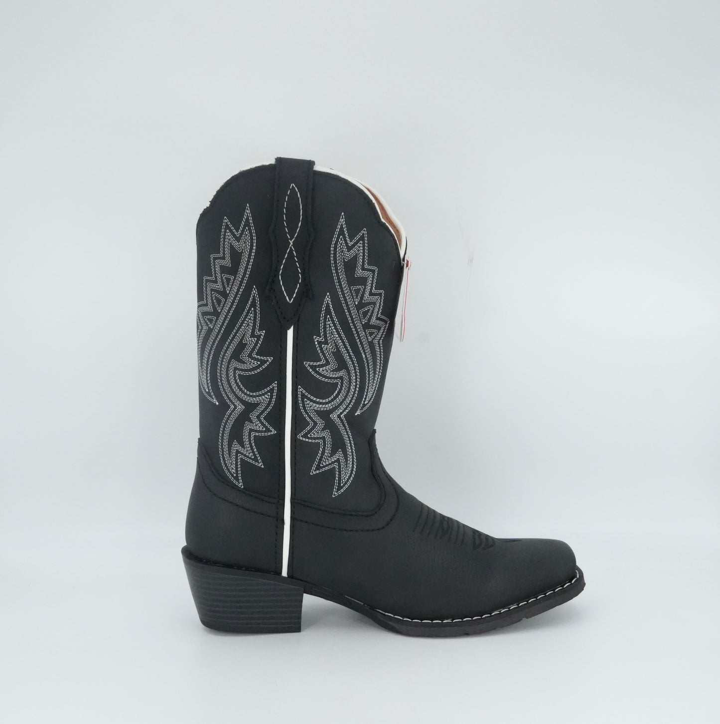 Justin Women's Dezi Medium Square Toe Boot - Black