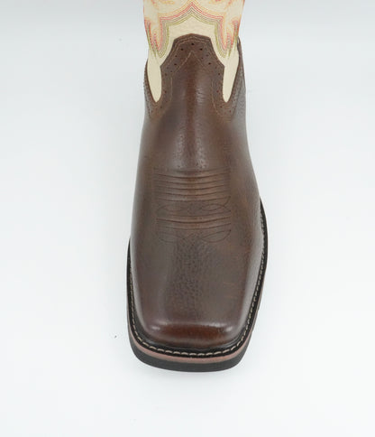 Justin Men's Driller Square Toe Brown Boot