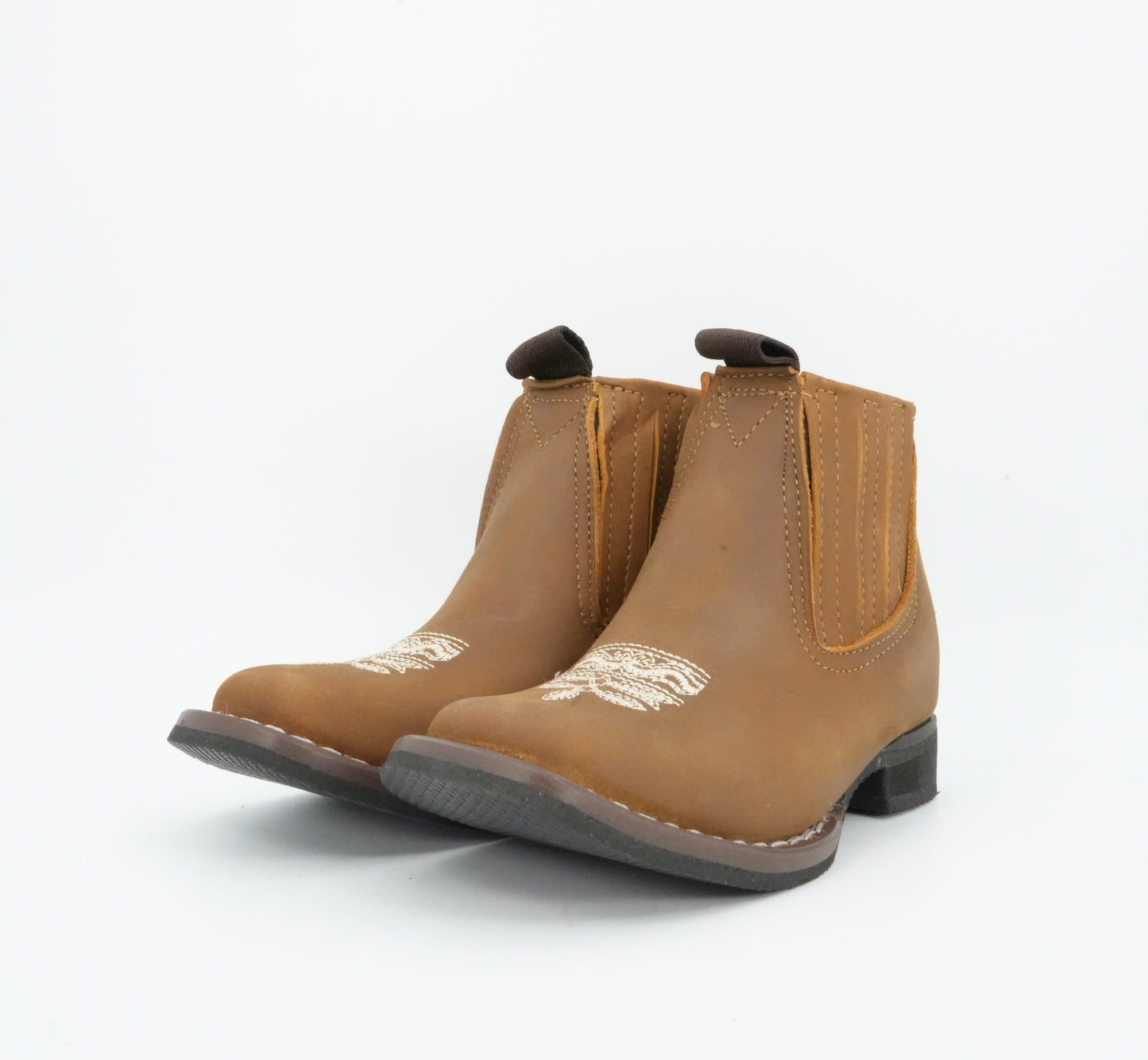 Quincy Kid's Crazy Brown Short Boot