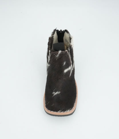 Padua Toddler Cow Hair Black/White Short Boot Size: 7C *AS SEEN ON IMAGE*