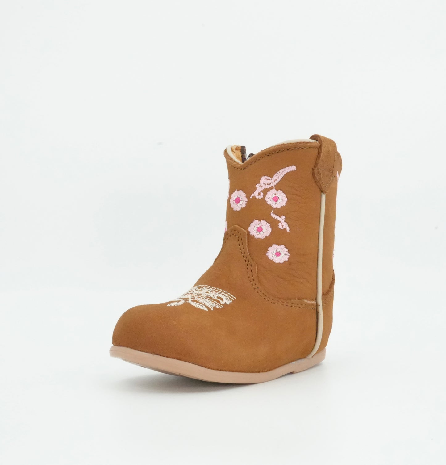 Hooch Infant / Toddler Flowers Cinnamon Boot