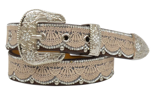 Girl's Angel Ranch Gold Lace Belt