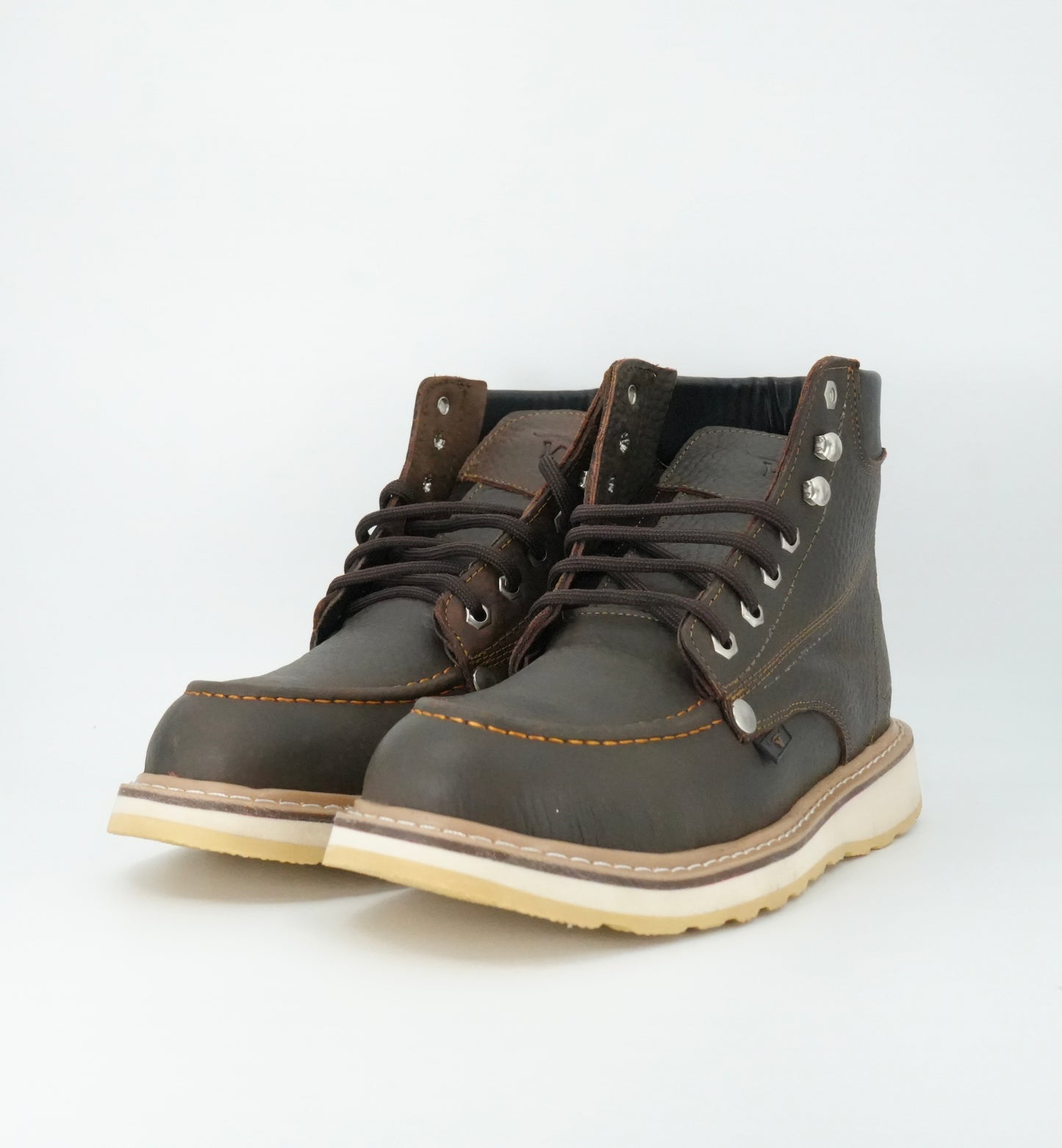 Hooch Men's 6" Steel Toe Work Boot - Chocolate