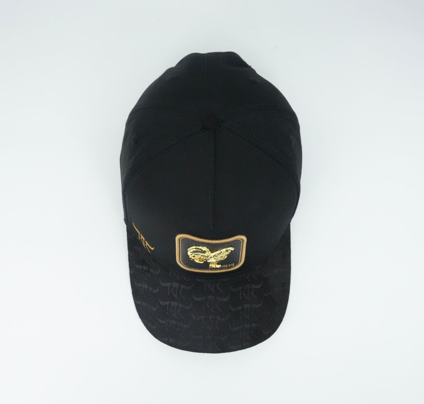 The King Ranch Rooster Patch Cap - Black