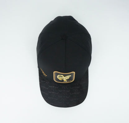 The King Ranch Rooster Patch Cap - Black