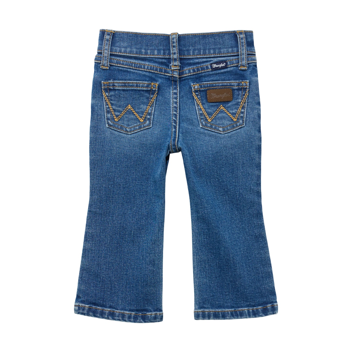 Infant & Toddler's Wrangler Stitched Pocket Dark Blue Jean (0/3M-4T)