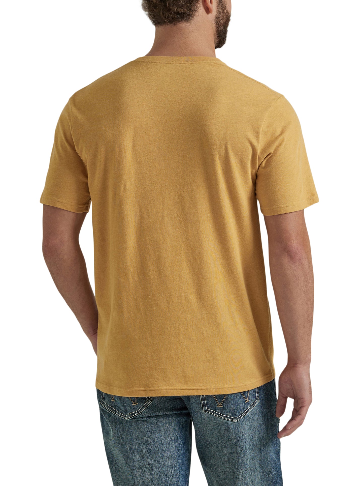 Wrangler Men's Logo Gold T-Shirt