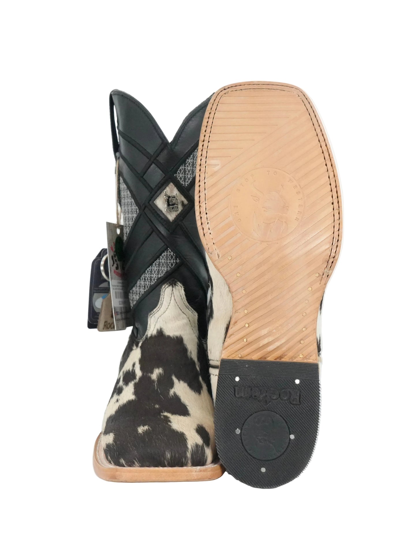 Rock'em Men's Cow Hair Boots Size 8 *AS SEEN ON IMAGE*