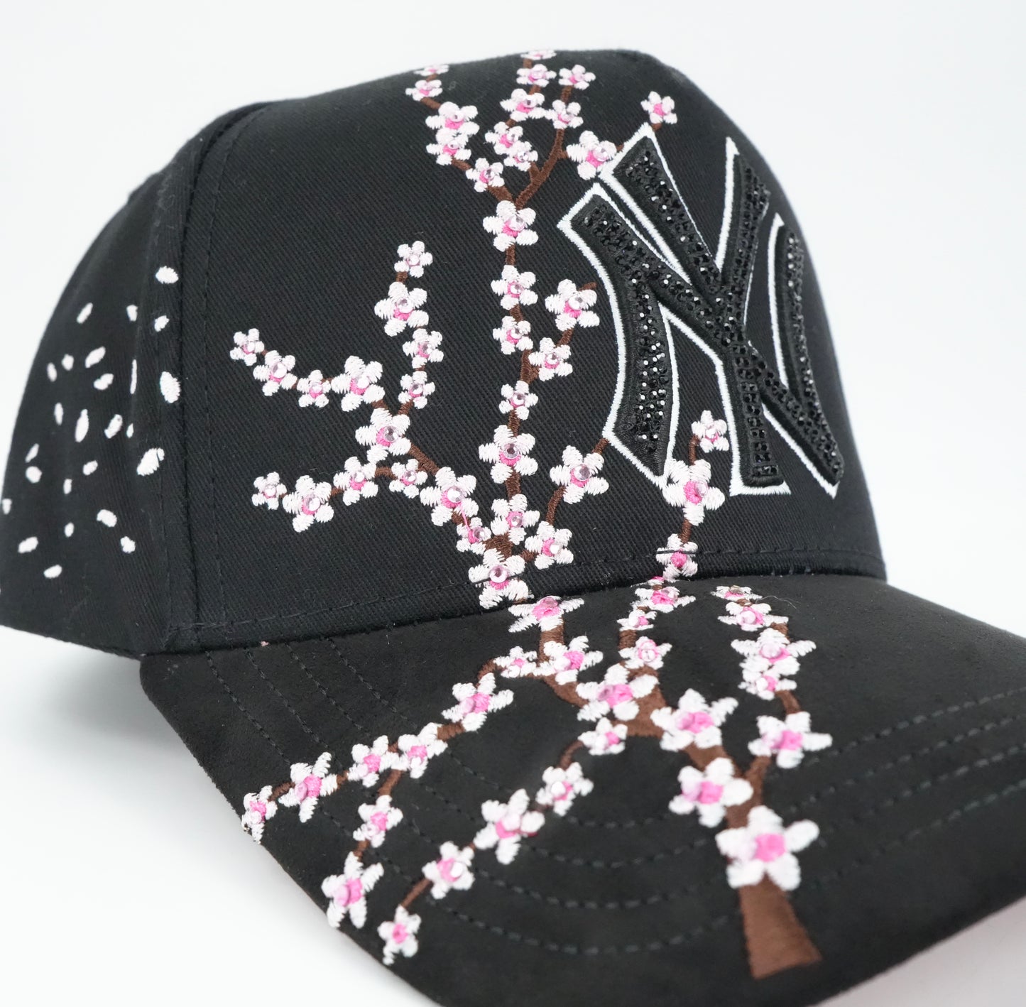 Kevin Hats NY Cherry Blossom Bling Cap