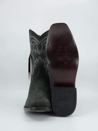 Los Altos Men's Black Gamusa Trompa De Puerco Narrow Square Toe Boot