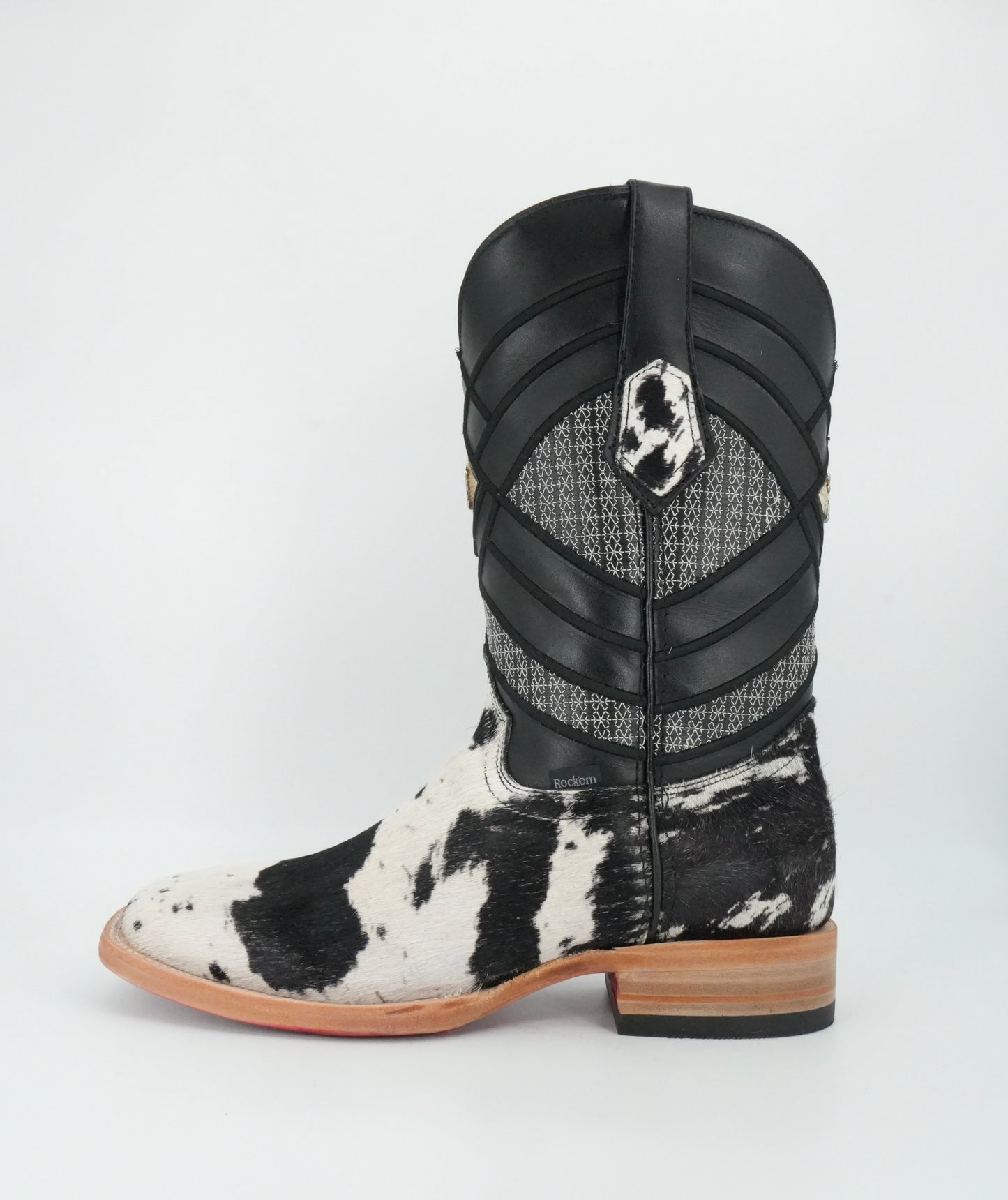 Rock'em Men's Cow Hair Red Bottom Boots Size 7 *AS SEEN ON IMAGE*