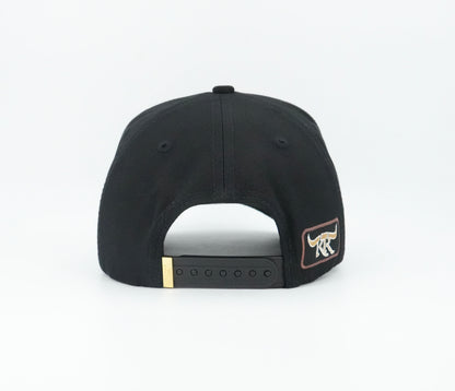 The King Ranch Rooster Patch Cap - Black