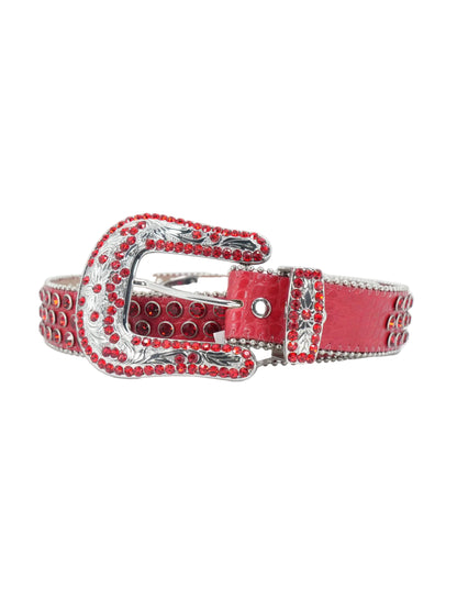 Nomad Red Beaded Belt