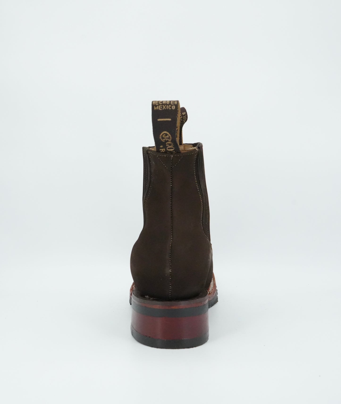 La Sierra Men’s Nobuck Leather Light Chocolate Short Boot