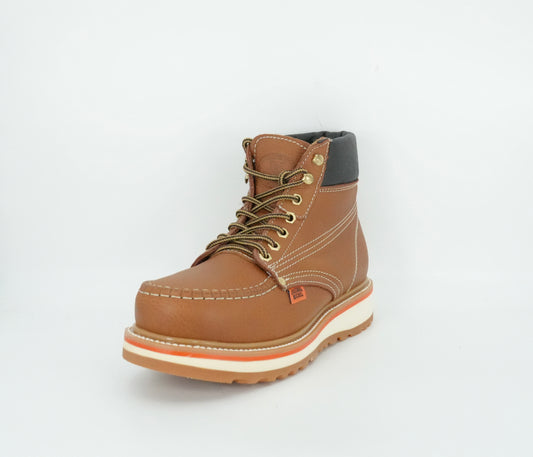 Original Michel Men's Moc Short Soft Toe Work Boot - Honey