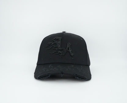 Klan Hats Los Angeles Distressed Flame Cap