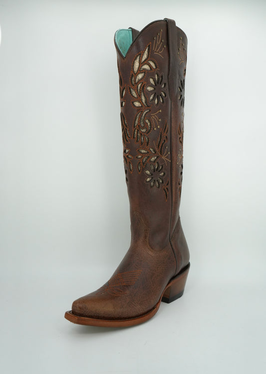 Quincy Brown Tall Leather Boot