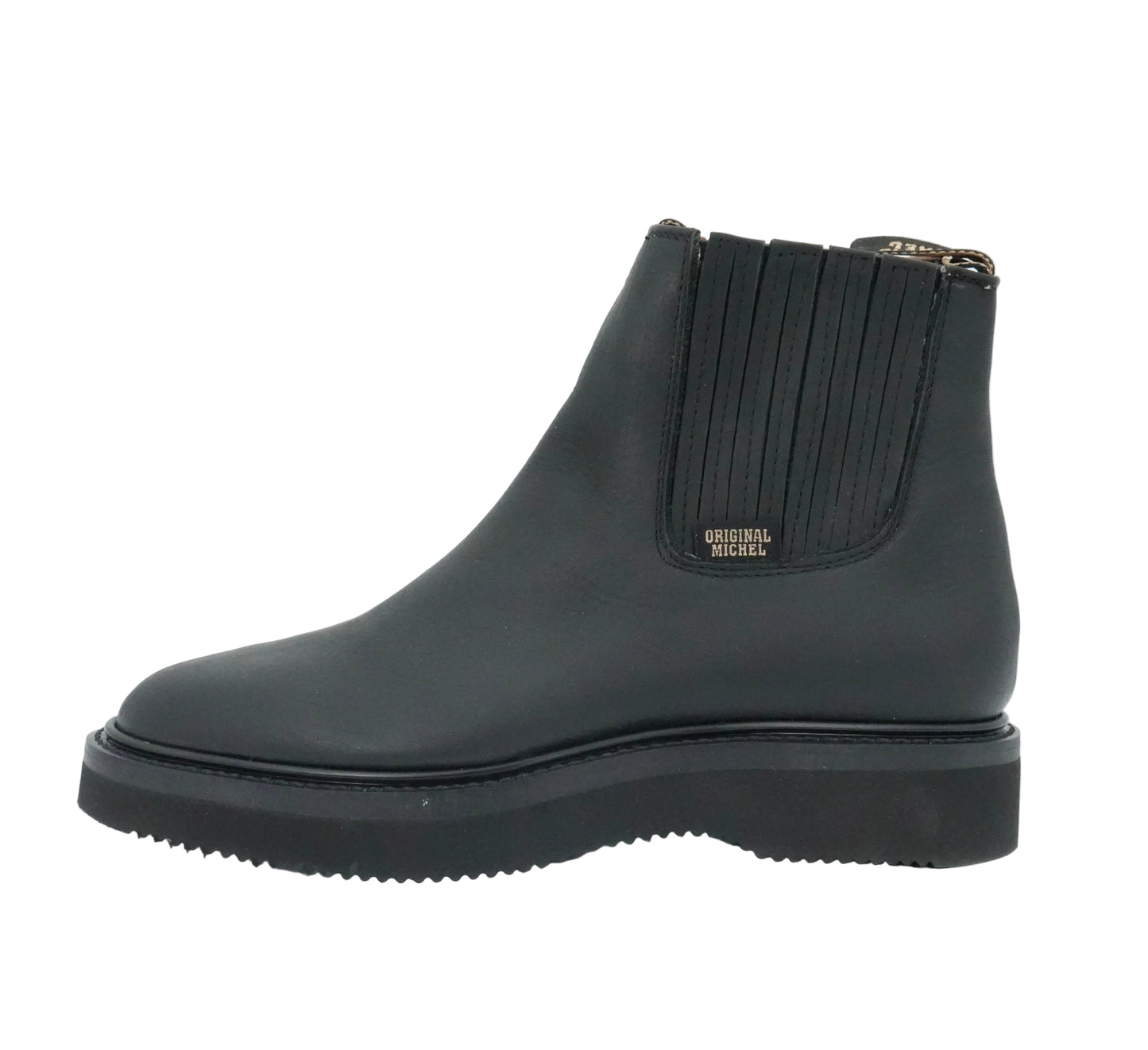Original Michel Men's Grasso Fine Line Short Work Boot - Black