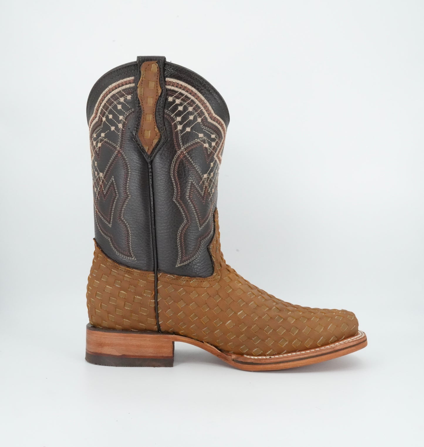 La Sierra Men's Tang Petatillo Wide Square Toe Boot