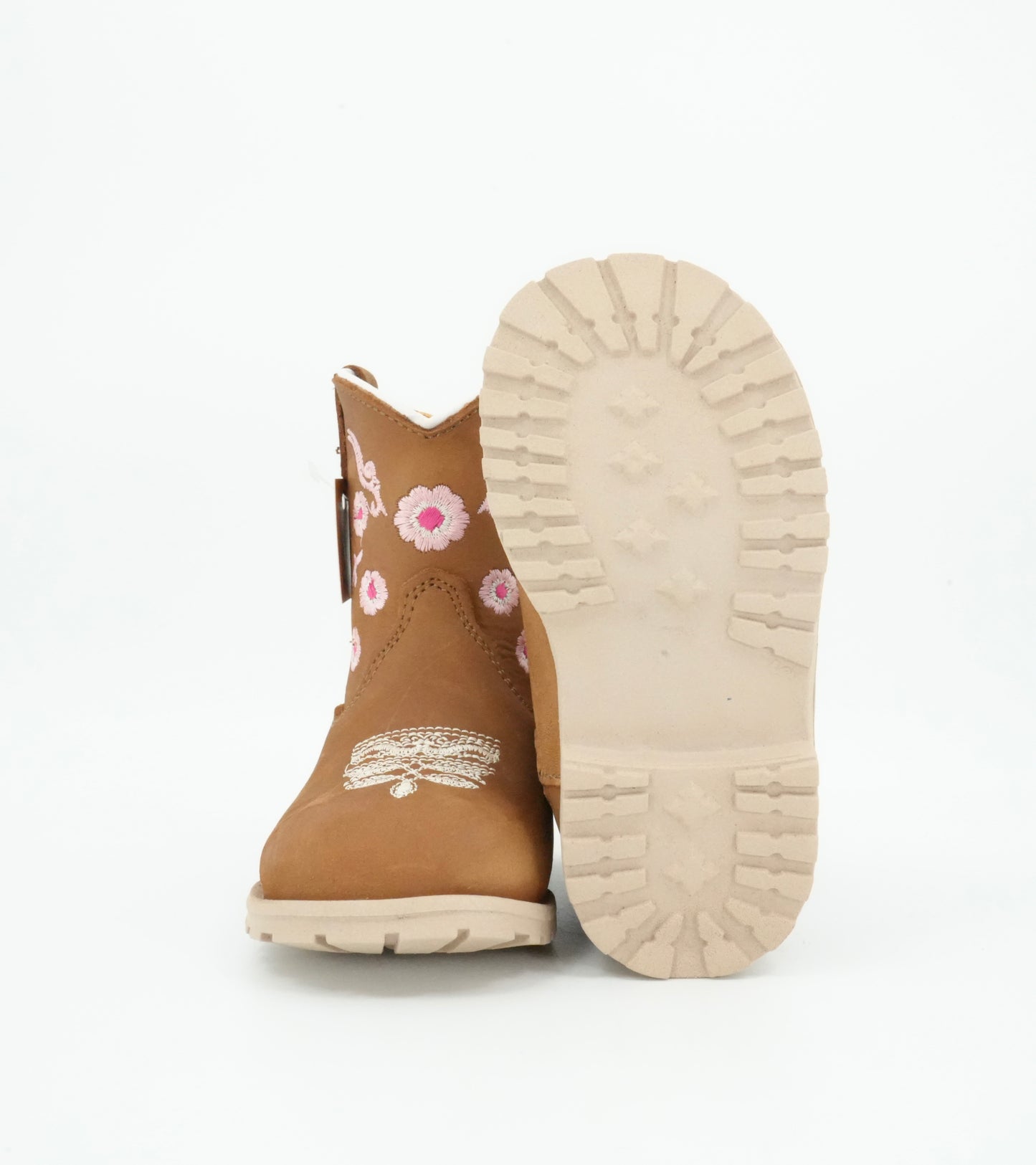 Hooch Infant / Toddler Flowers Cinnamon Boot