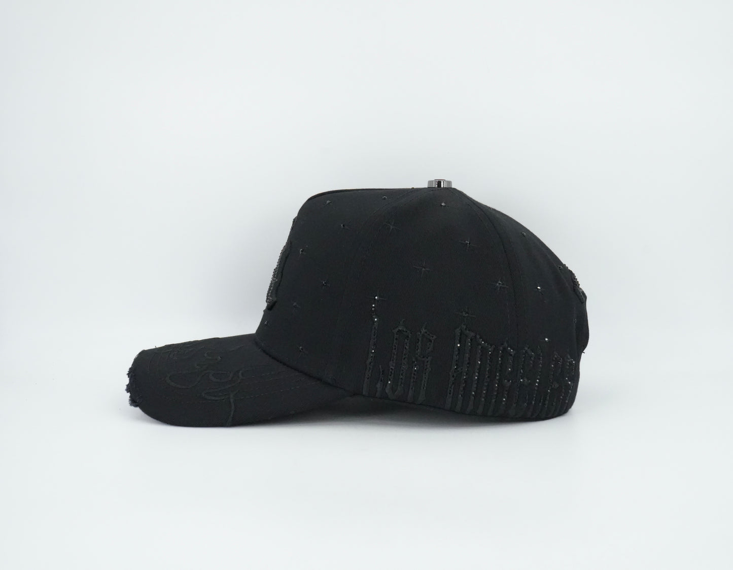 Klan Hats Los Angeles Distressed Flame Cap