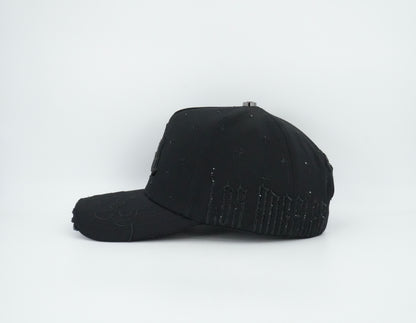 Klan Hats Los Angeles Distressed Flame Cap