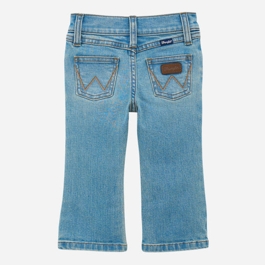 Wrangler Boy's Stitched Pocket Western Slim Jean - Medium Wash