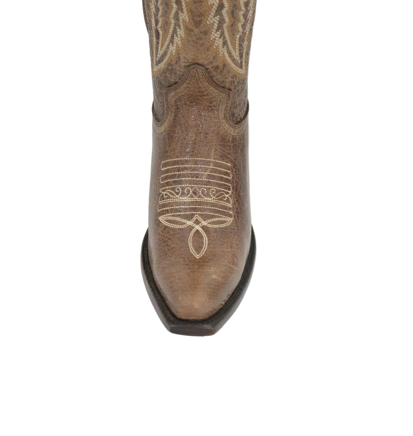 Rock'em Women's Gia Tall Wide Calf Snip Toe Boot - Rustic Brown
