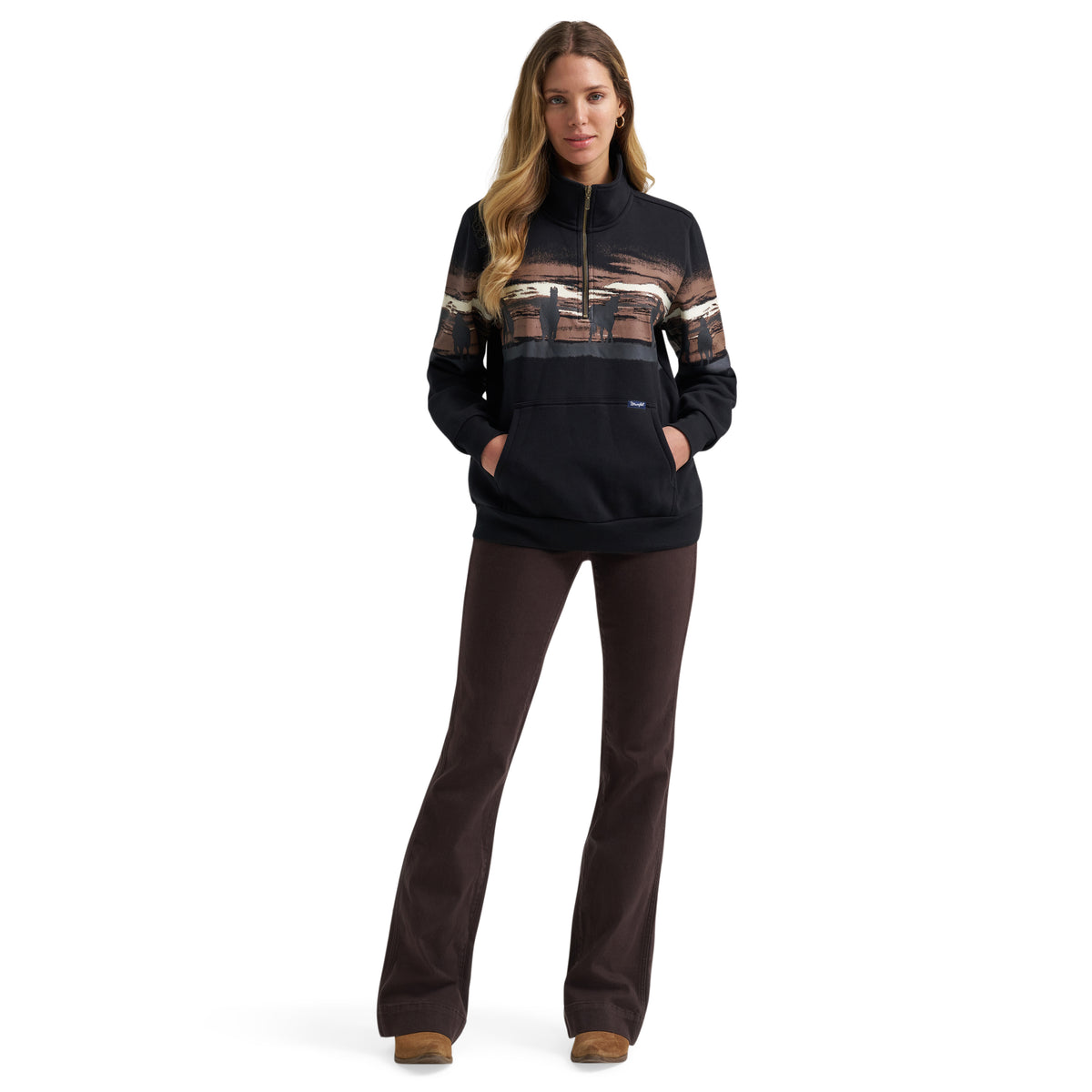 Wrangler Women's Wild West Pullover - Black