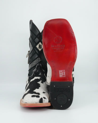 Rock'em Men's Cow Hair Red Bottom Boots Size 7 *AS SEEN ON IMAGE*