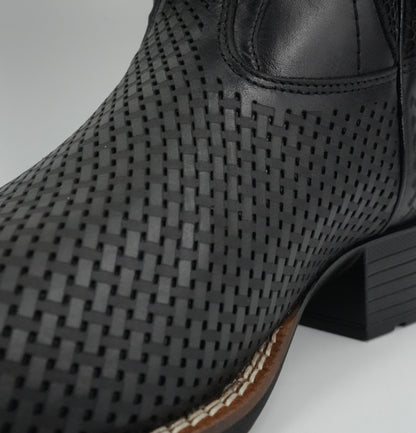 Cuadra Men's Laser Bovine Leather Square Toe Boot - Oxford Grey