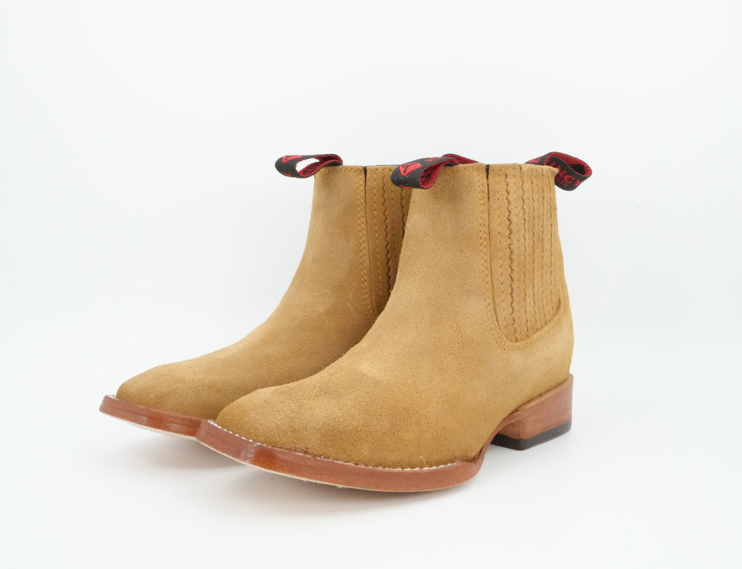 Quincy Little Kid's Suede Tan Short Boot