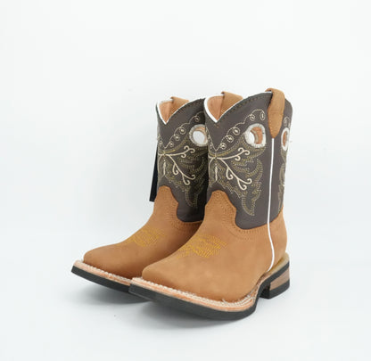 Black Stone Kid's Crazy Tang Square Toe Boot