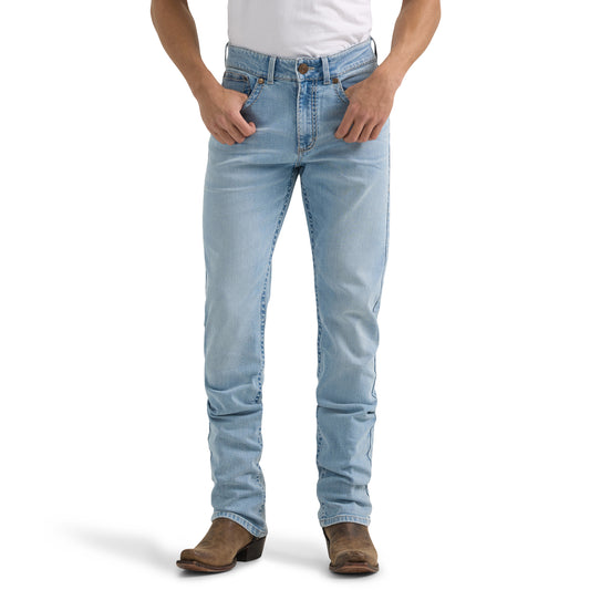 Rock 47 By Wrangler Men's Slim Fit Bootcut Jean - Light Blue