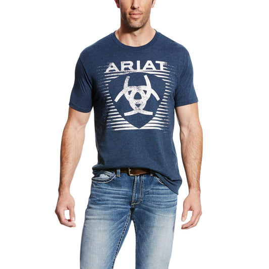 Ariat Shade camiseta azul marino jaspeada