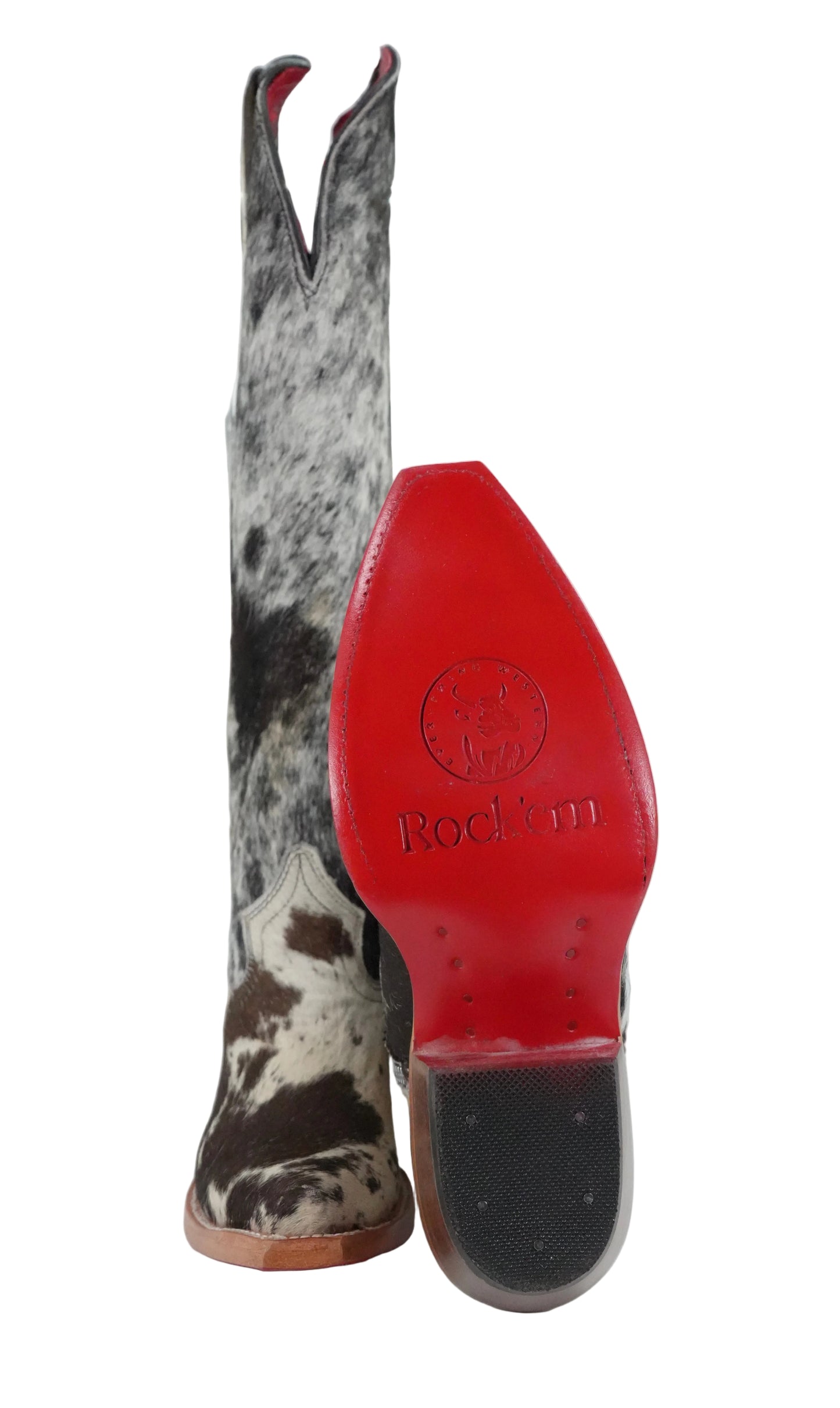 Rock'em Women's Tall Wide Calf Full Cow Hair Size 7 *AS SEEN ON IMAGE*