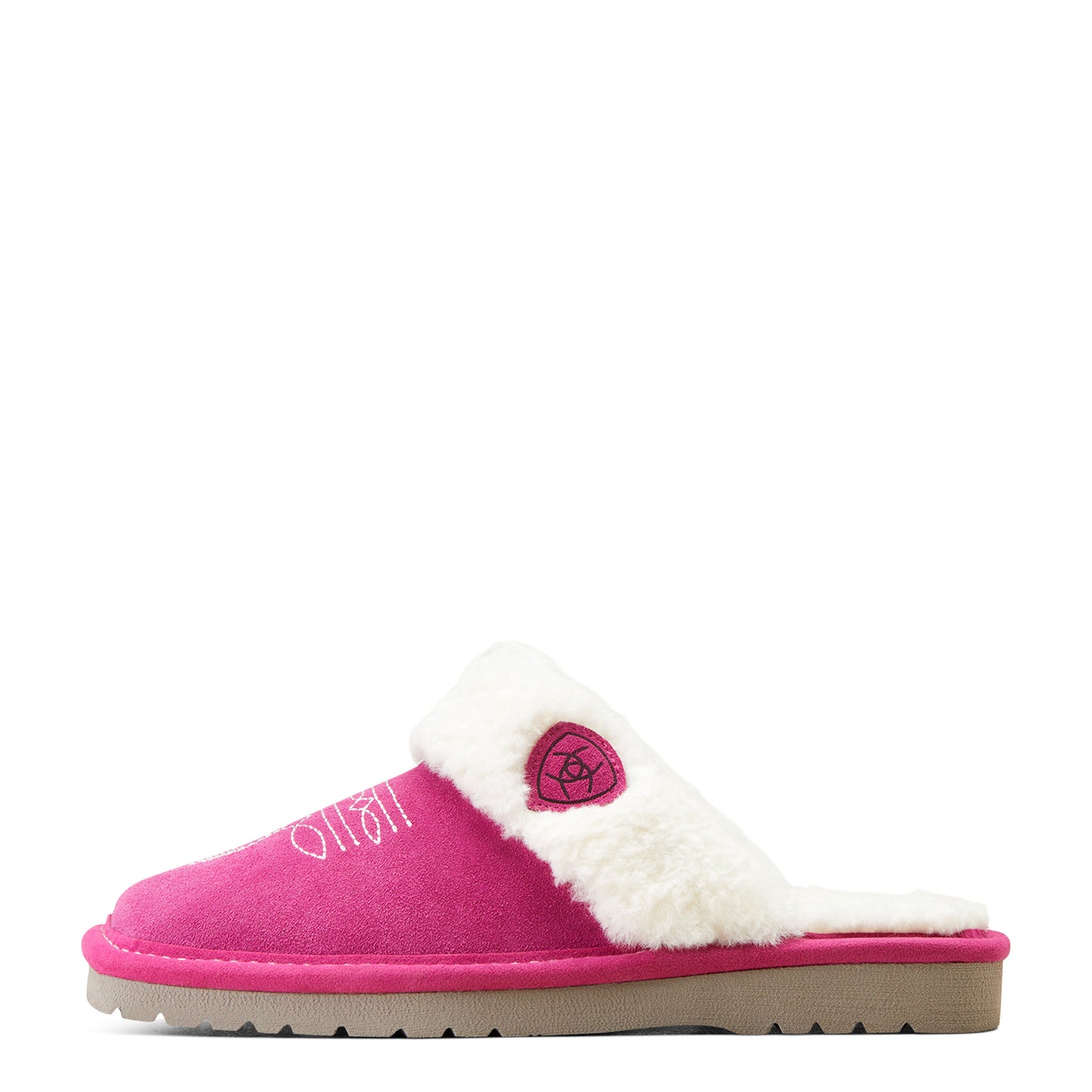 Women's Ariat Jackie Square Toe Slippers - Berry Pink