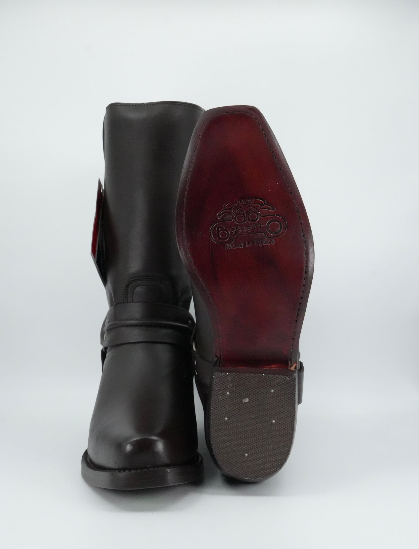 Besserro Men's Brown Trompa De Puerco Semi Square Toe Boot