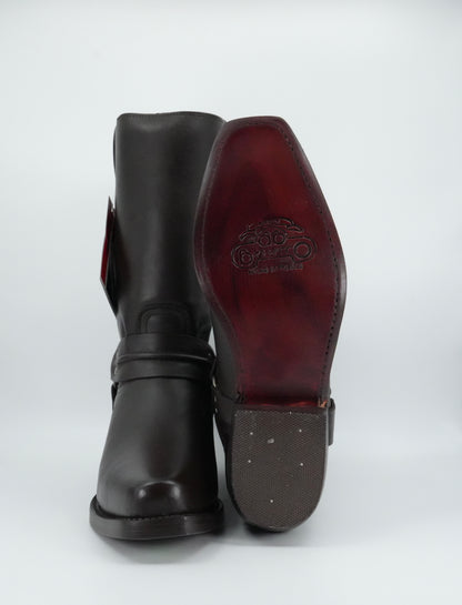 Besserro Men's Brown Trompa De Puerco Semi Square Toe Boot