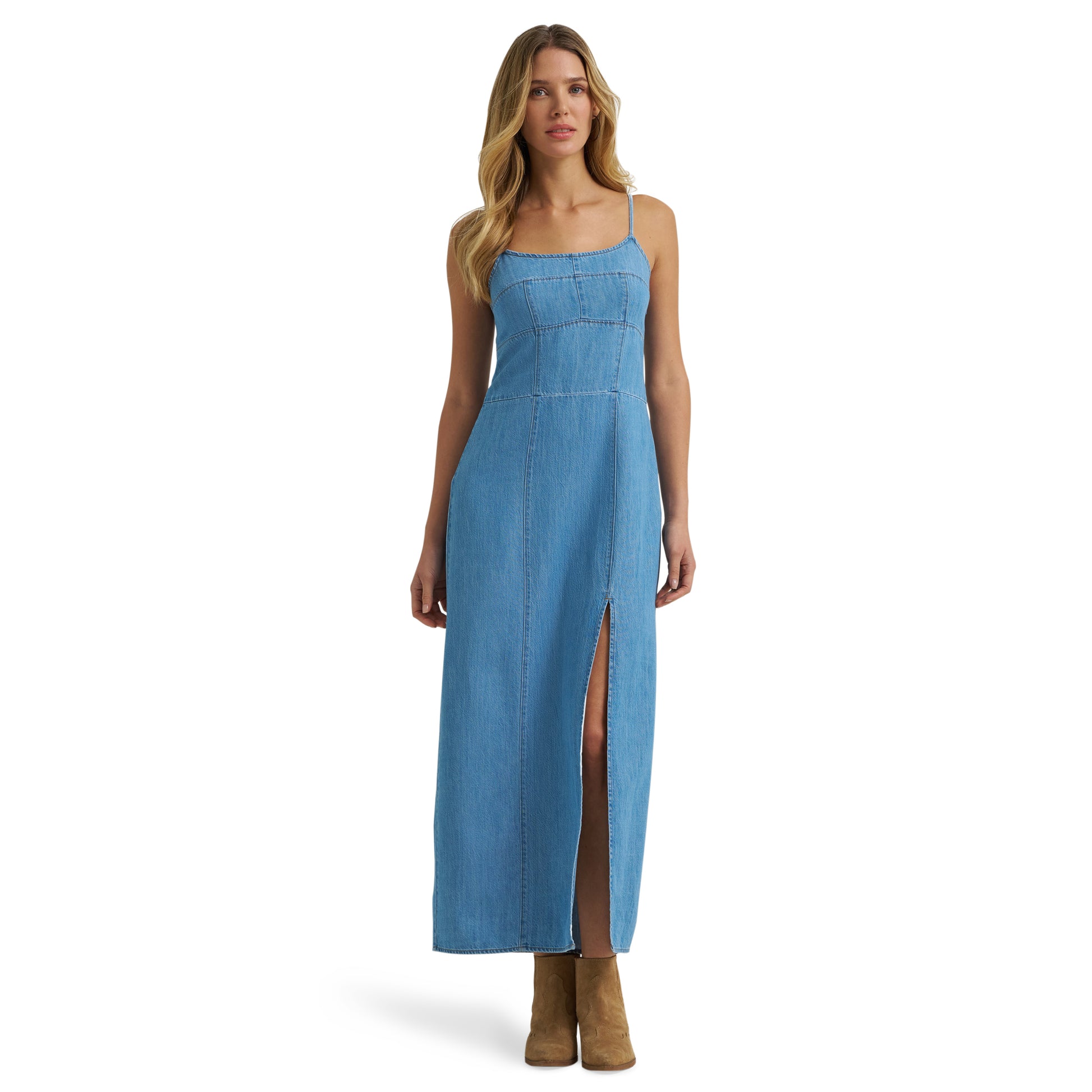 Wrangler Women's Retro Maxi Denim Dress, XL