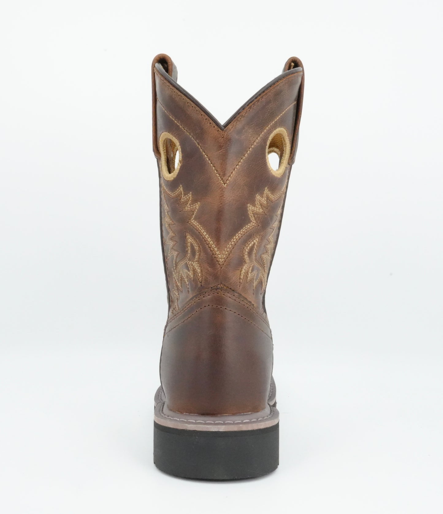 Dan Post Kid's Amarillo Rustic Leather Boot - Brown