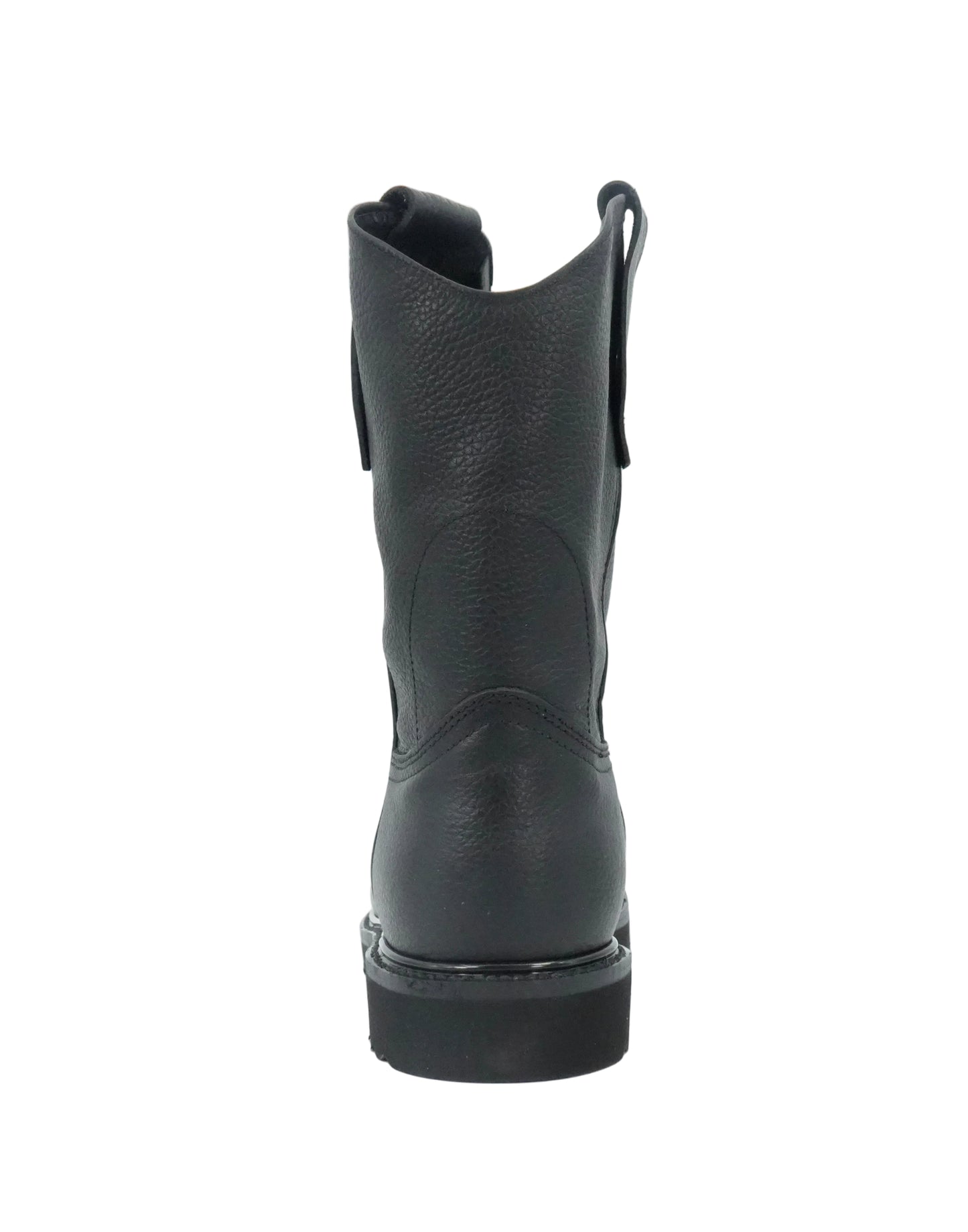 Original Michel Grisly Pull Up Oval Toe Work Boot - Black