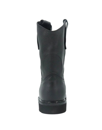 Original Michel Grisly Pull Up Oval Toe Work Boot - Black