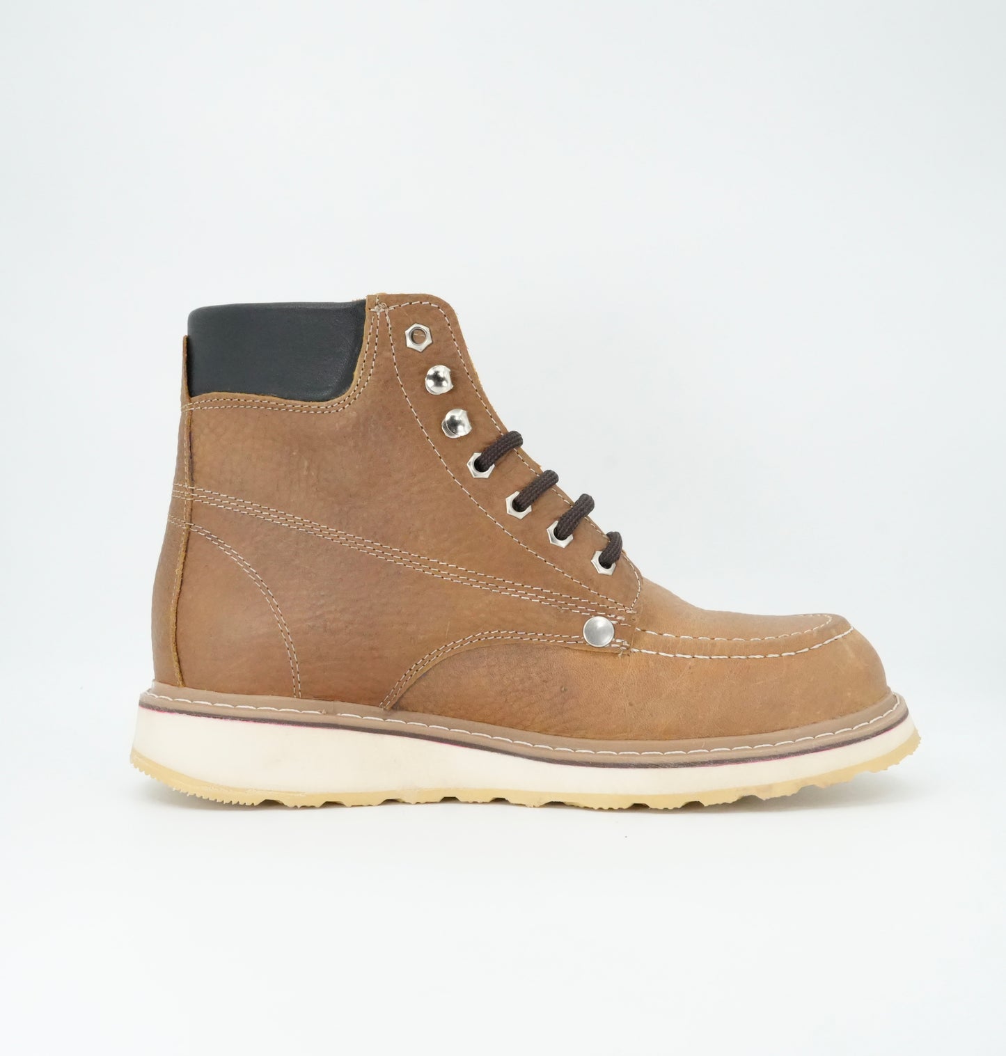 Hooch Men's 6" Steel Toe Work Boot - Honey