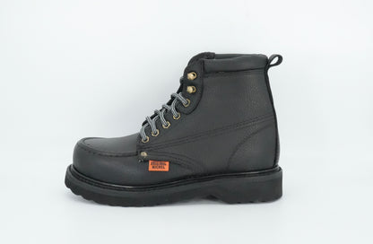 Original Michel Men's Moc Short Soft Toe Work Boot - Black